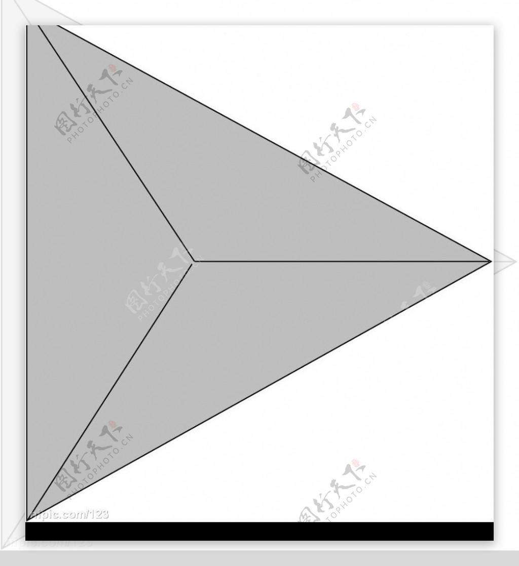 立体正三角形图片