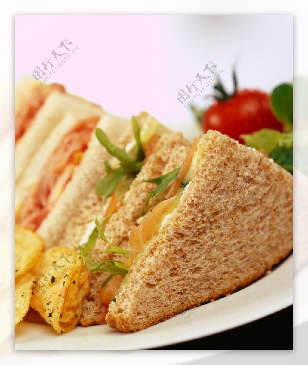 三明治也有美感，看美食图片摄影素材欣赏_吕凯峰-站酷ZCOOL