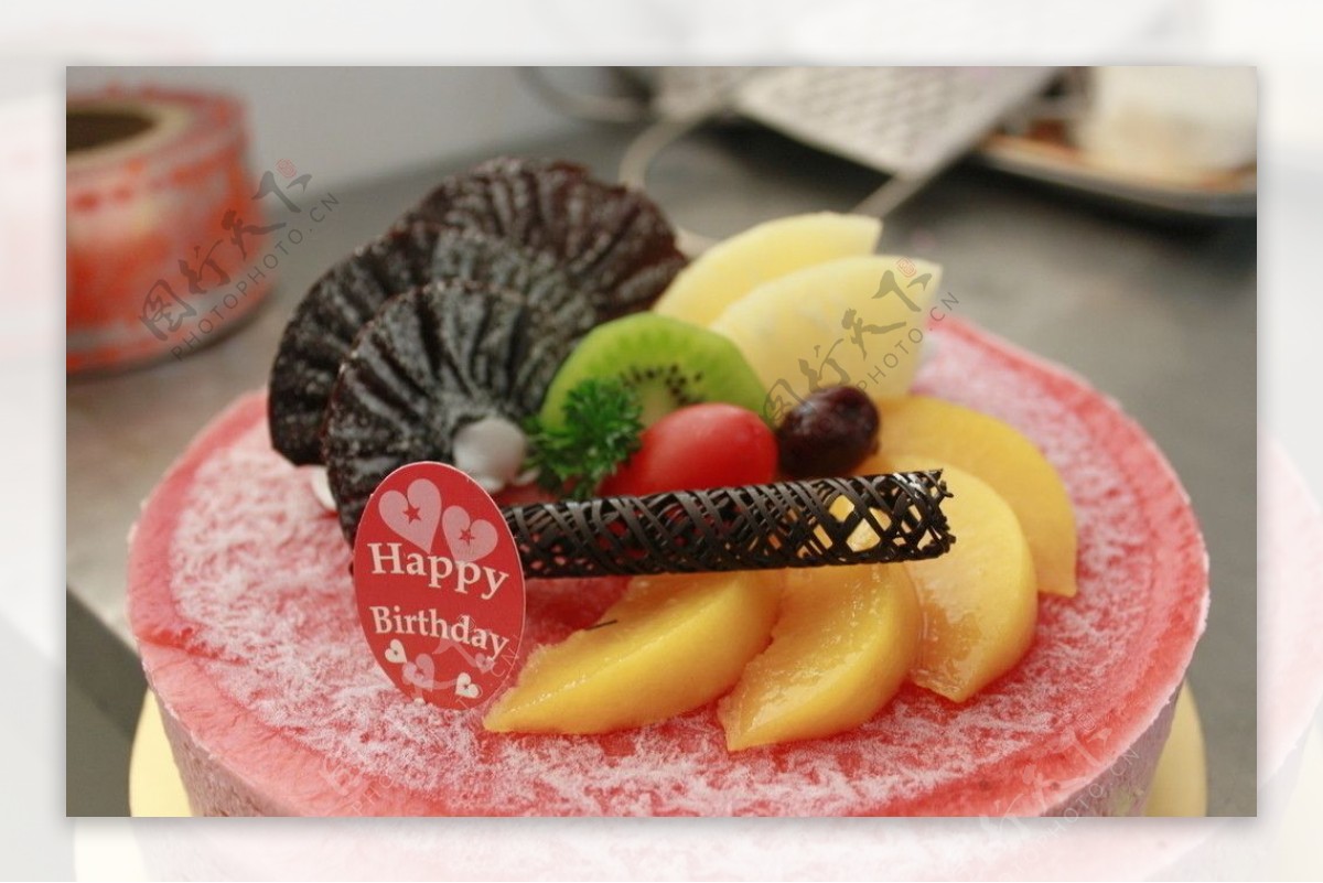 幕思草莓蛋糕图片