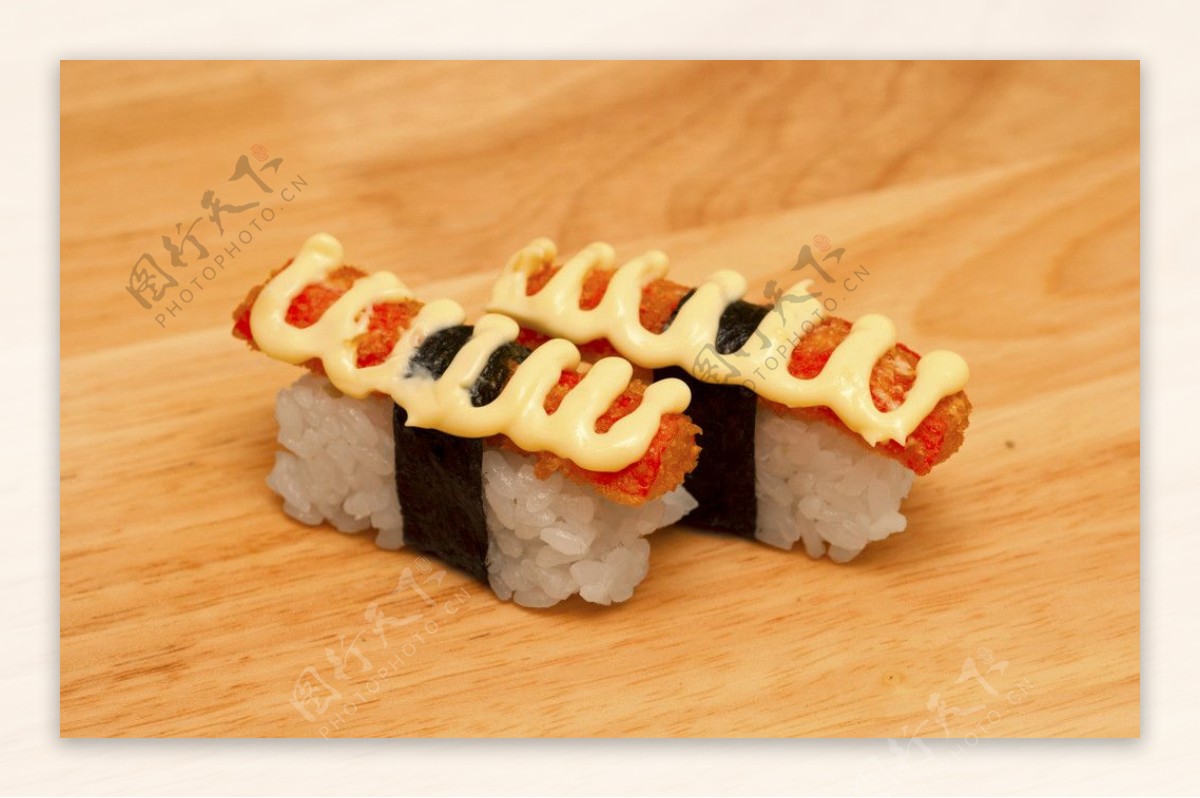 吉列蟹柳寿司图片