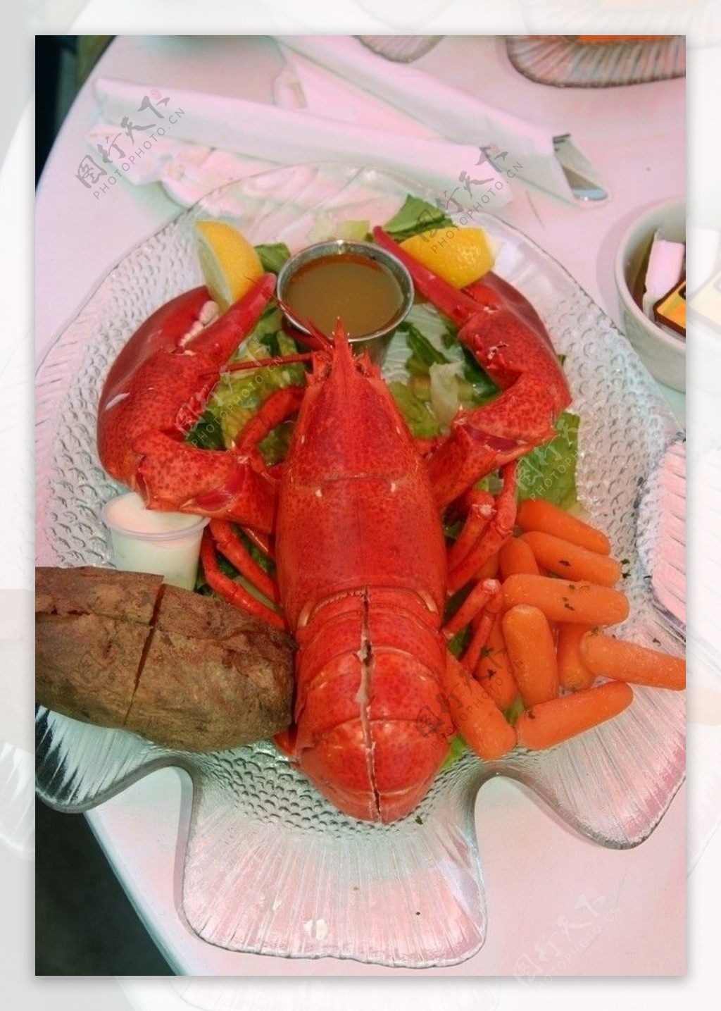 龙虾大餐图片