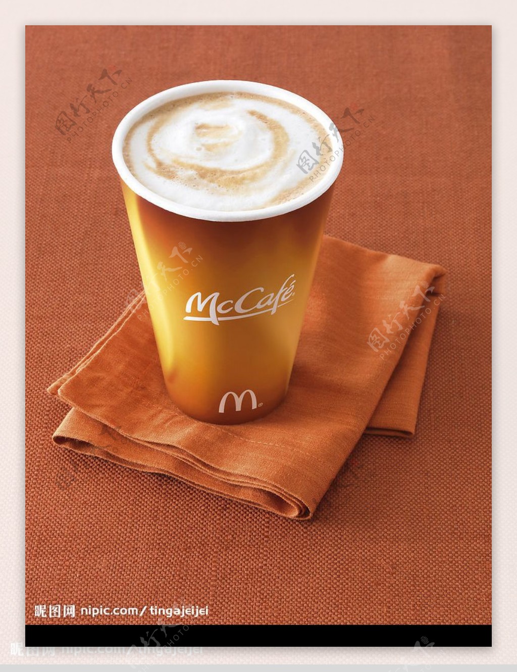 麦当劳M记饮料奶茶图片
