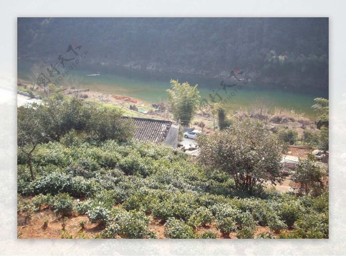 皖南山水古村图片