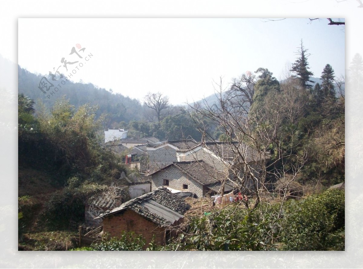 皖南山水古村图片