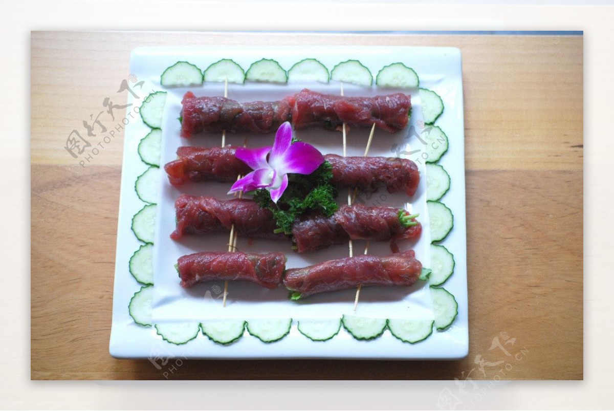 火锅菜品牛肉卷图片