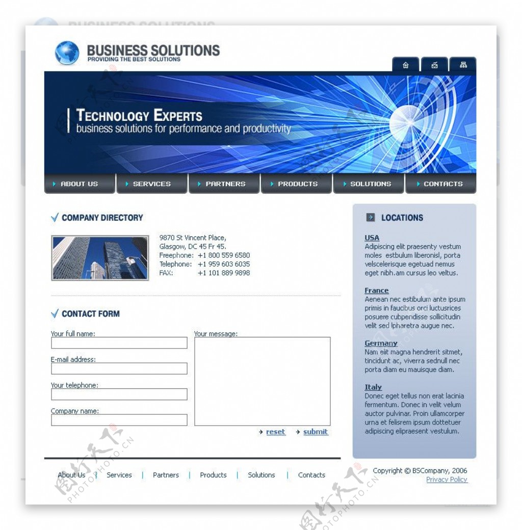 IT技术网站图片