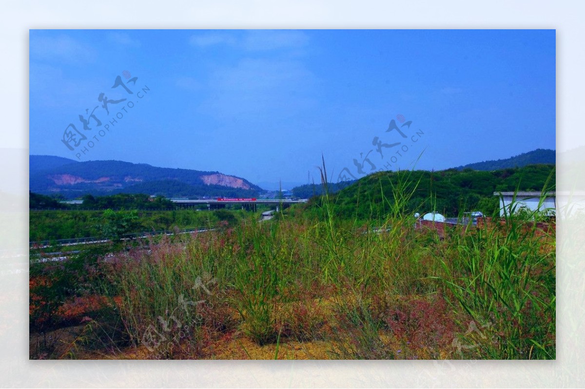 山水梅州交通风景图片