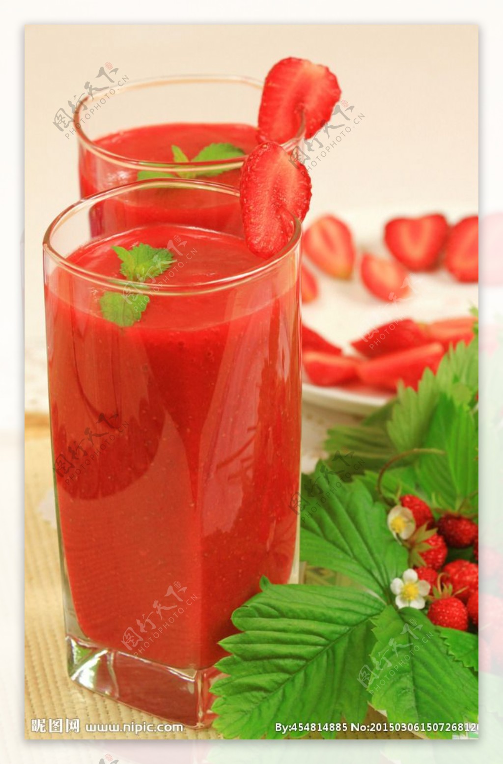 草莓汁图片素材-编号16051557-图行天下