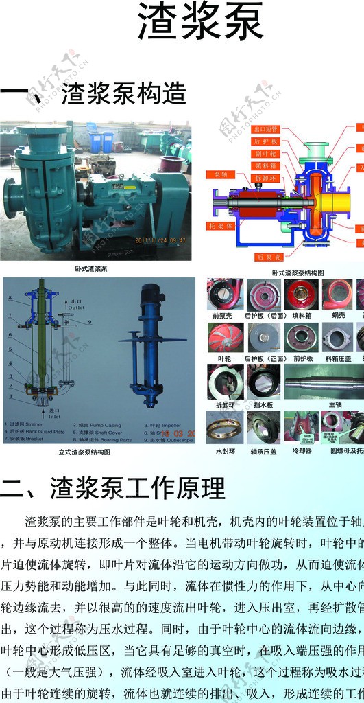 渣浆泵构造及工作原理图片