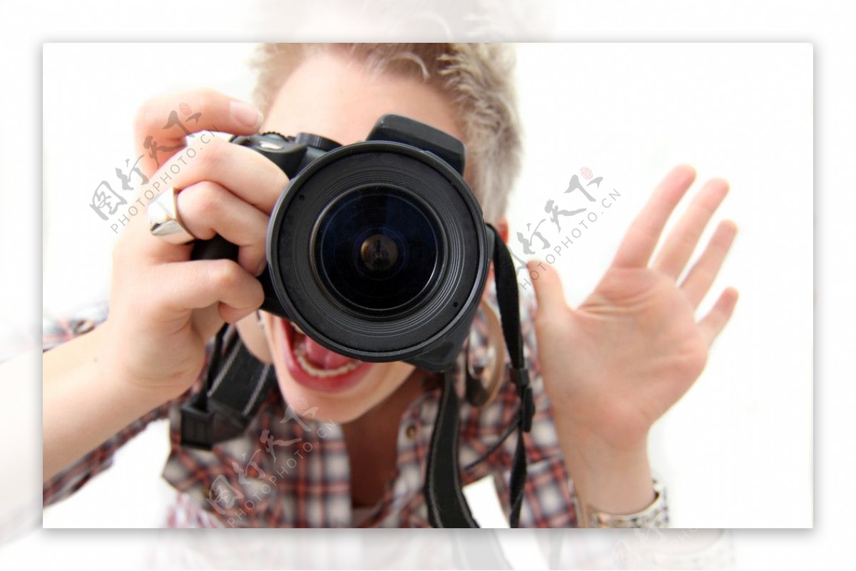Photographer With Camera Royalty-Free Stock Photo