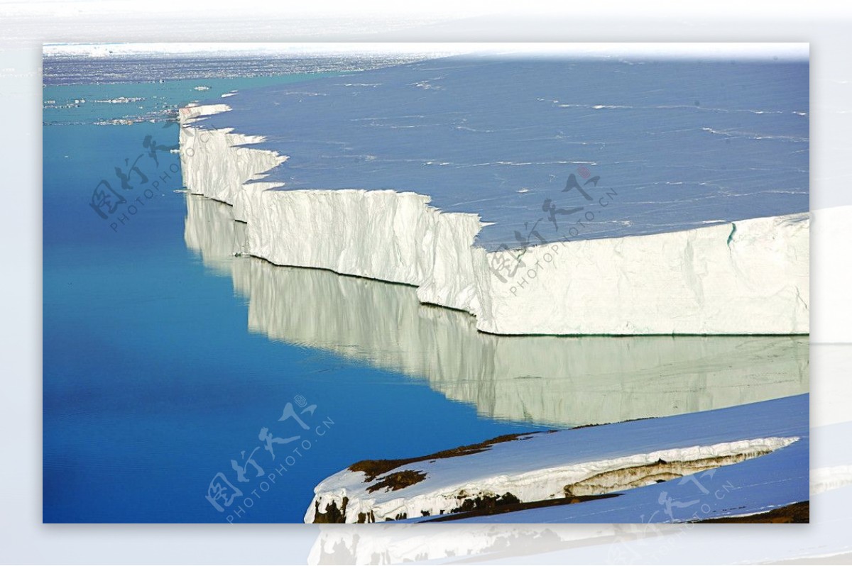 北极雪景图片