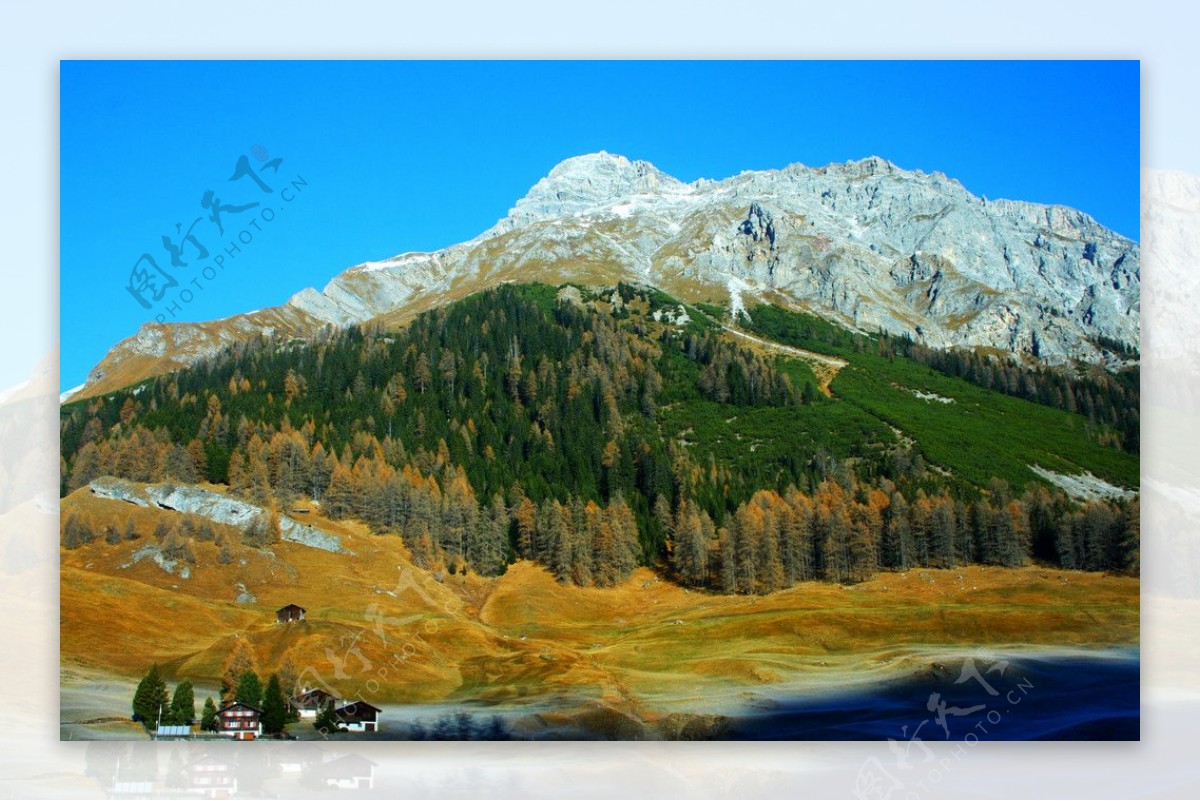 瑞士的山2图片