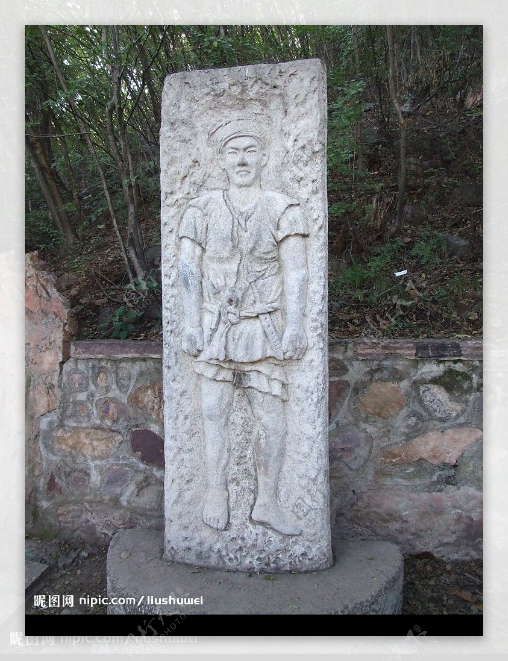 商王武丁的雕像图片