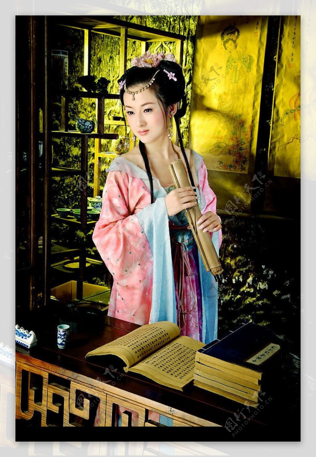 中国风古装美女壁纸_明星_太平洋科技