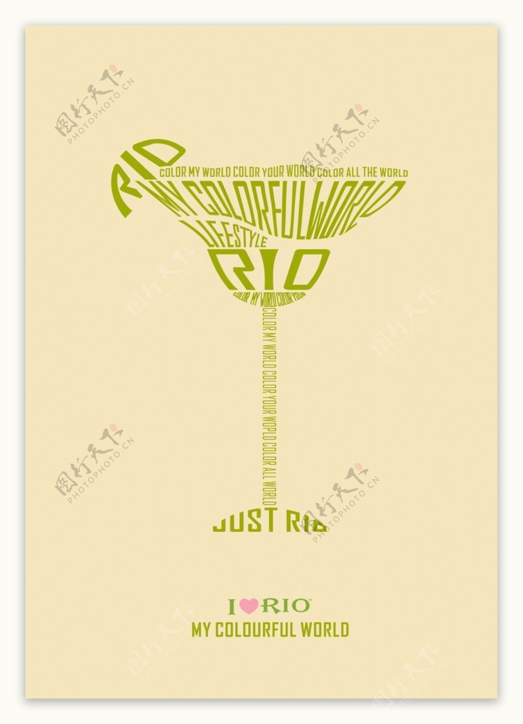 RIO鸡尾酒广告图片