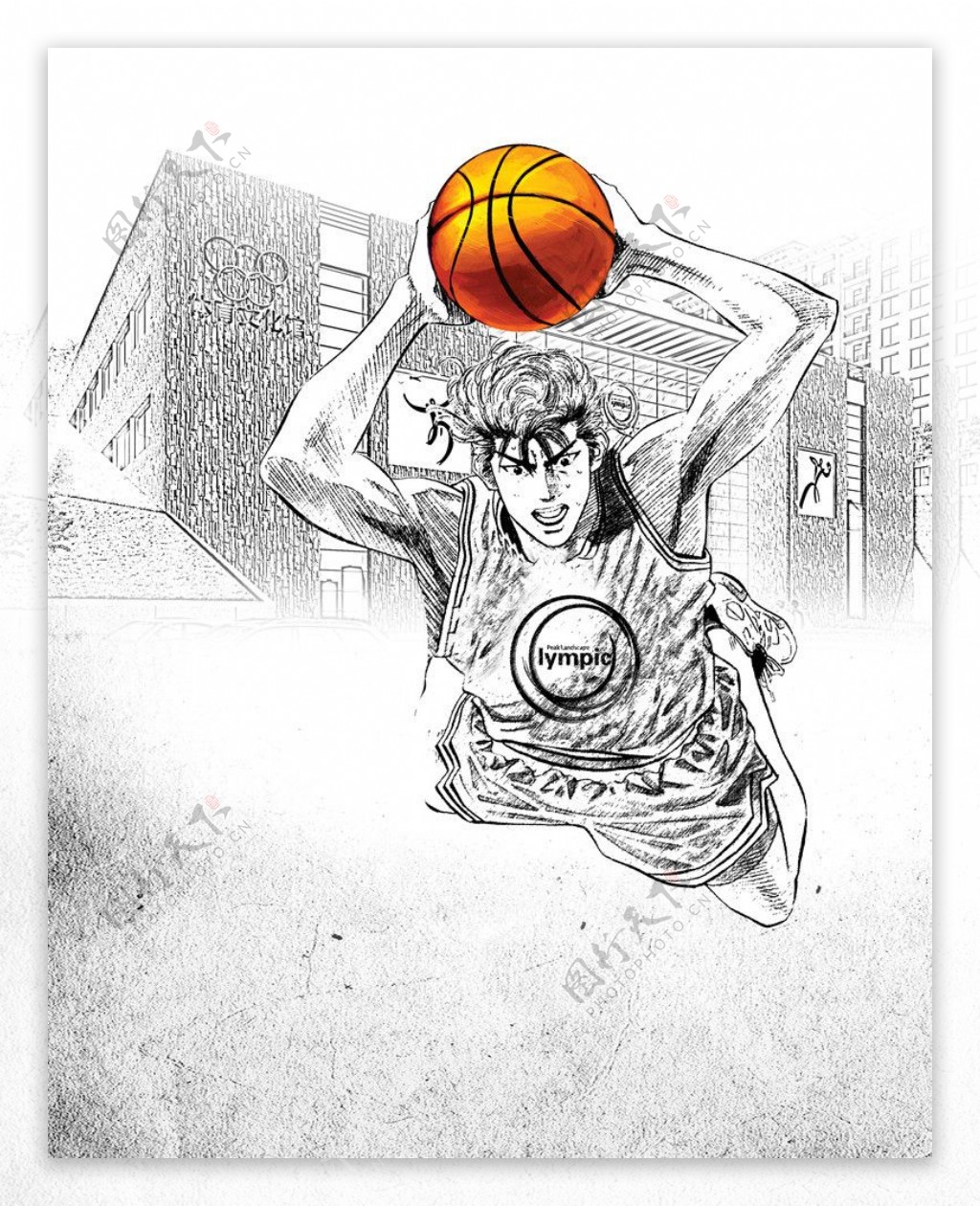 动漫壁纸篮球-千图网