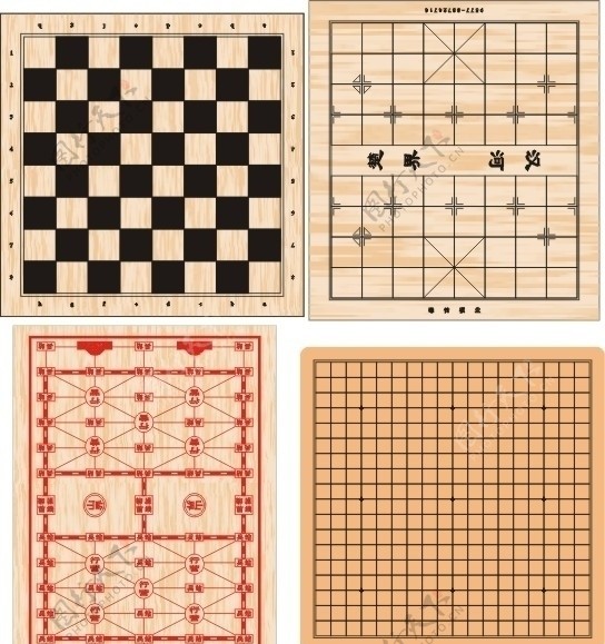象棋围棋军棋国际象棋图片