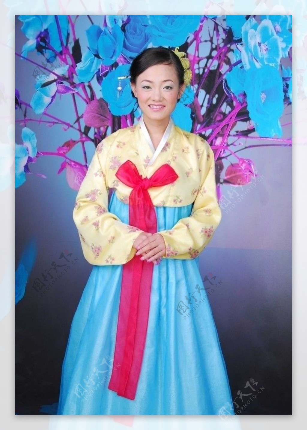 韩国民族服饰婚纱图片