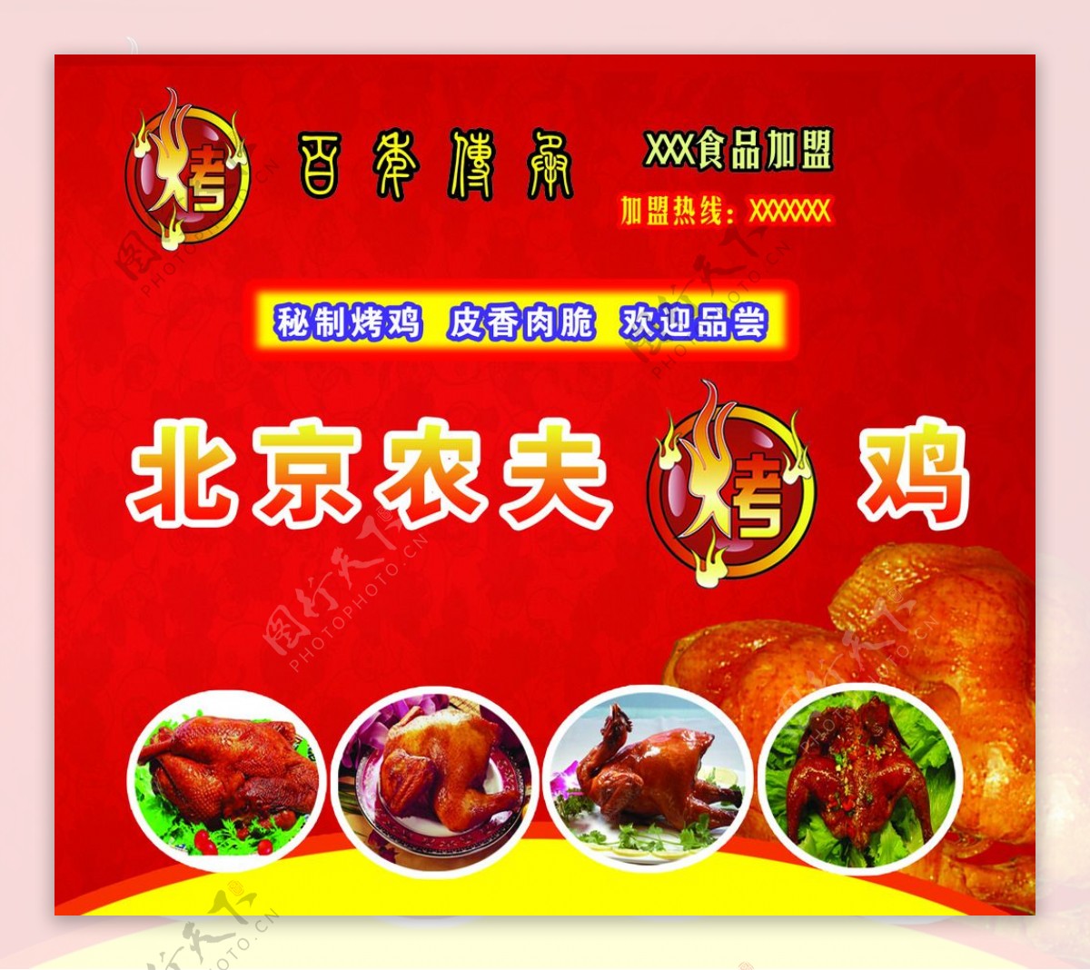北京农夫烤鸡图片