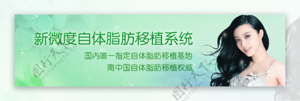 绿色网页banner图片