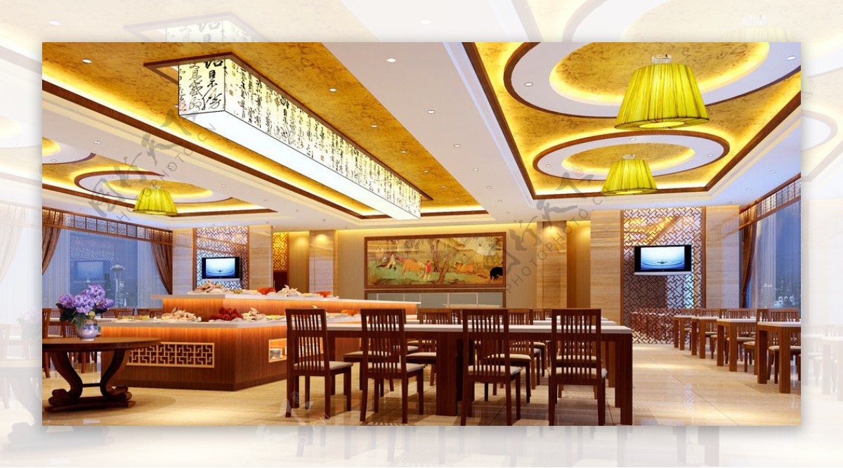 中式大餐厅图片