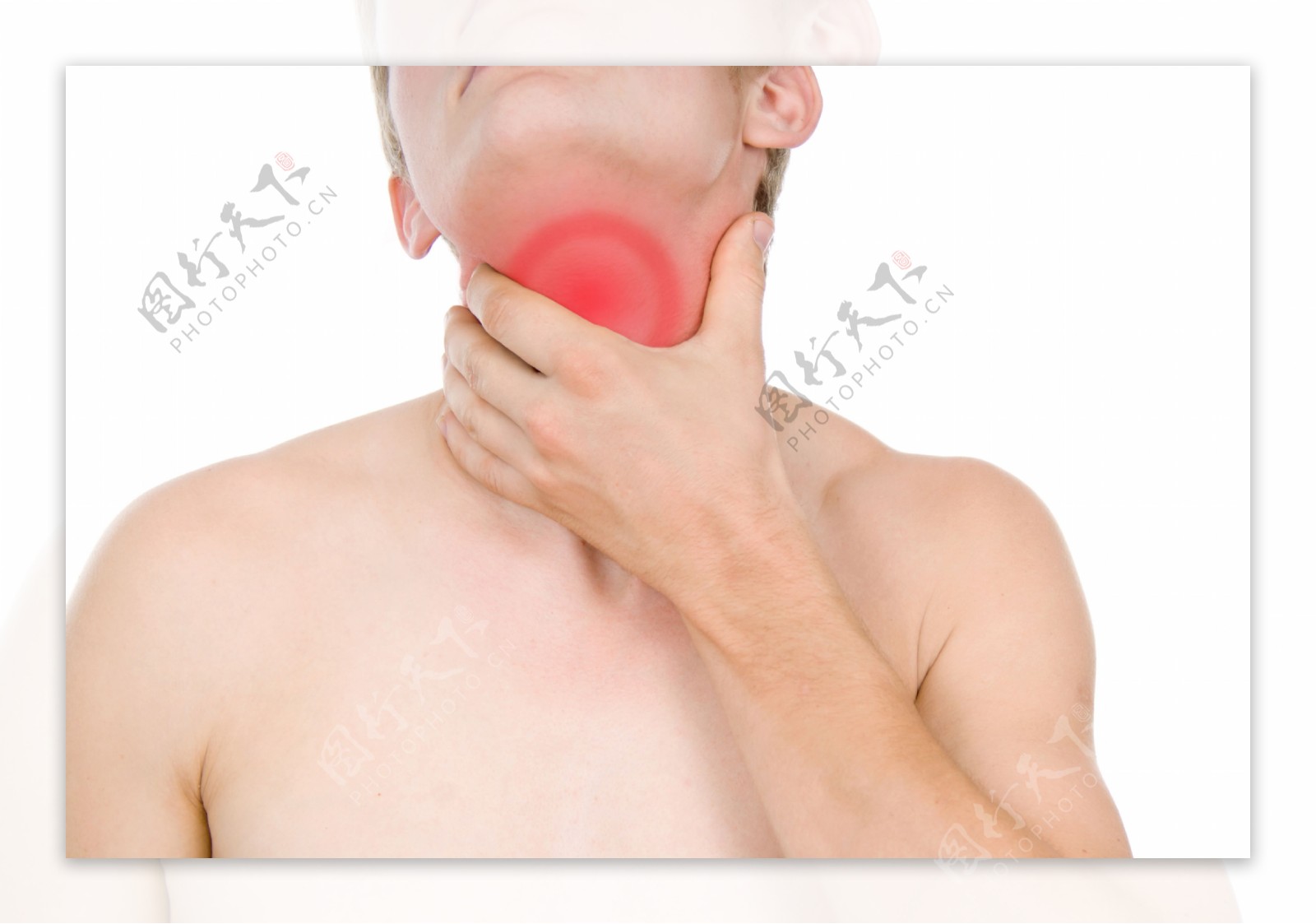 喉咙痛图片