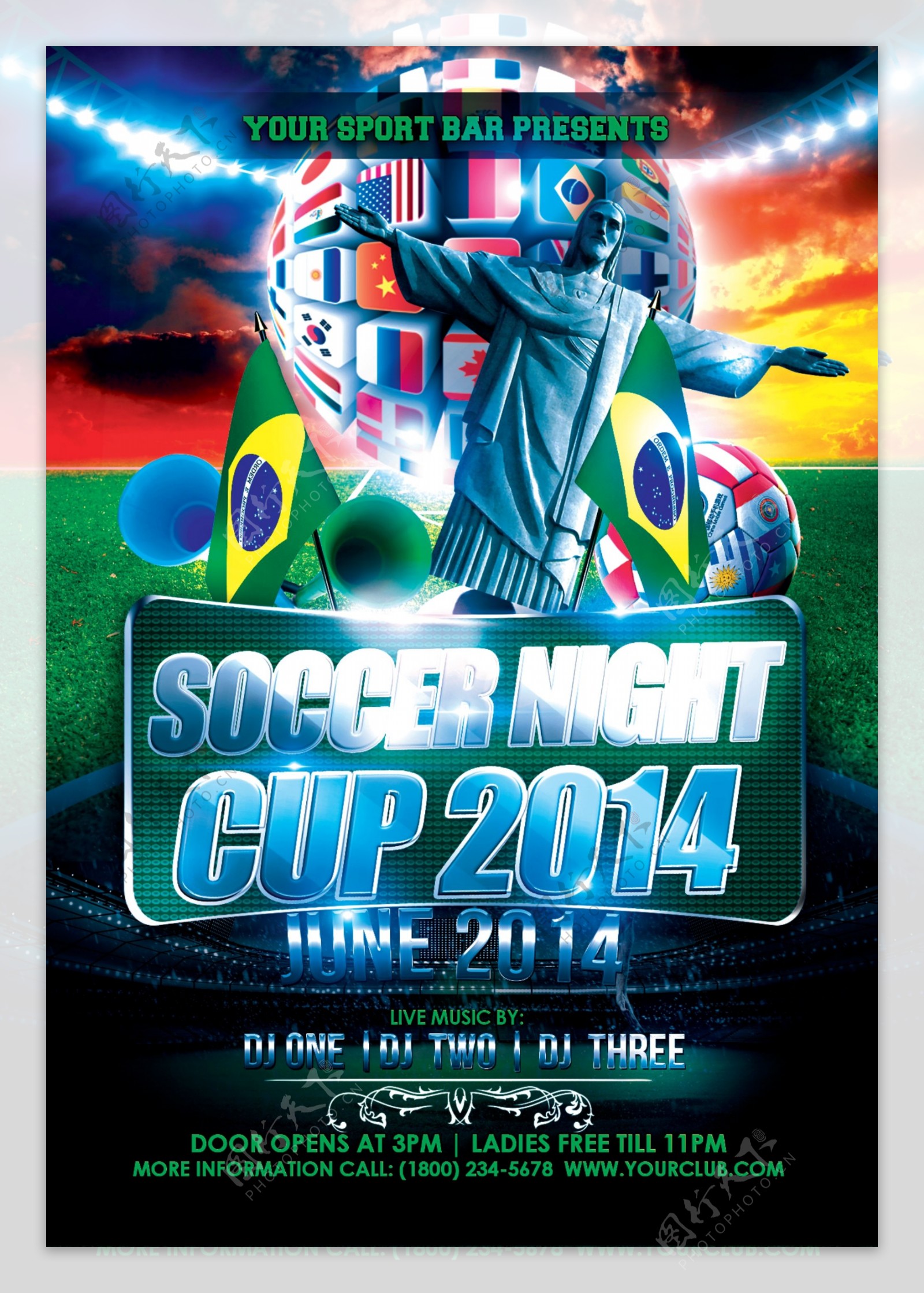 2014巴西世界杯主题海报图片