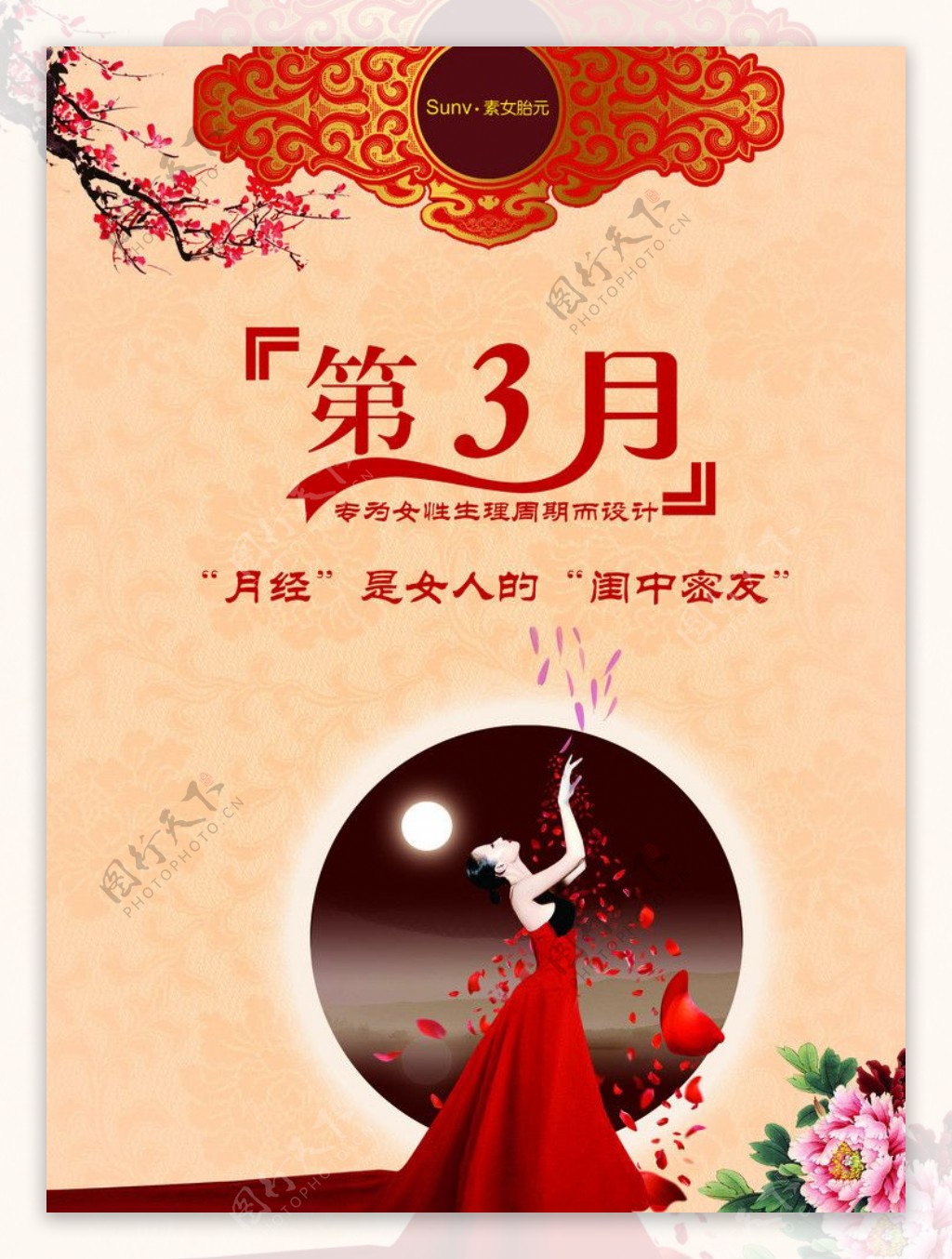 中国传统文化养生海报图片