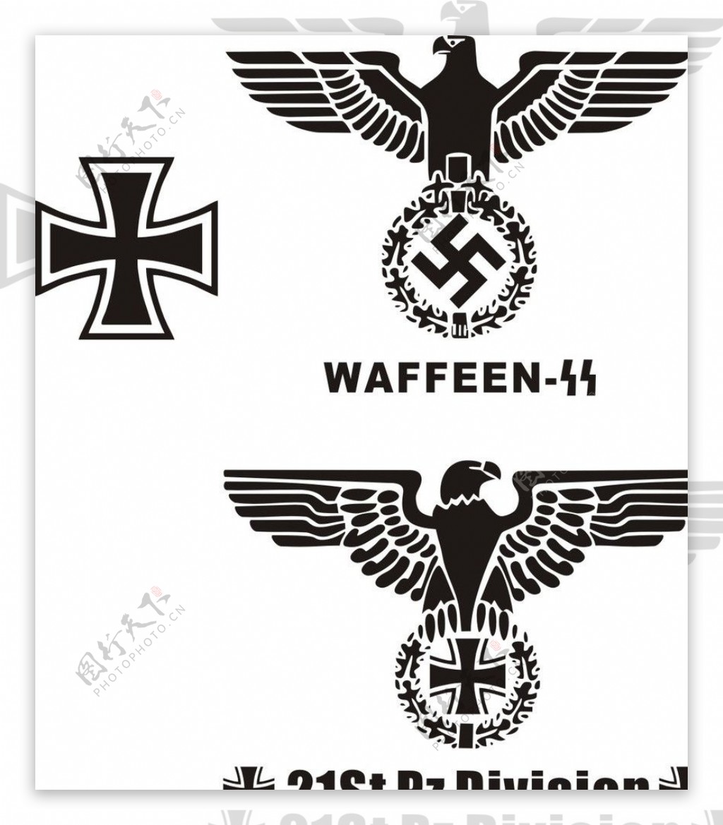 德国二战军标图片