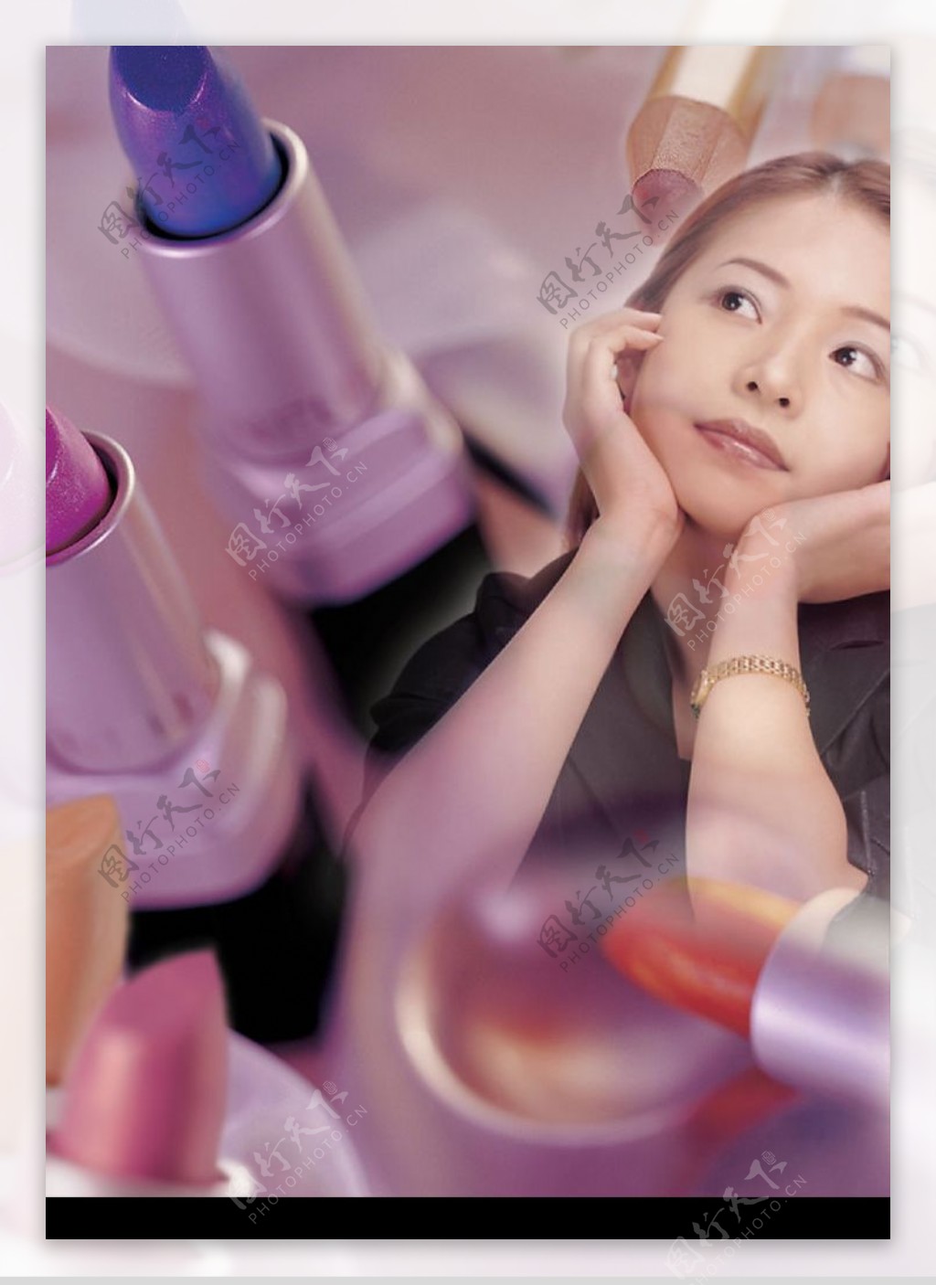 化妆品广告PSD图片