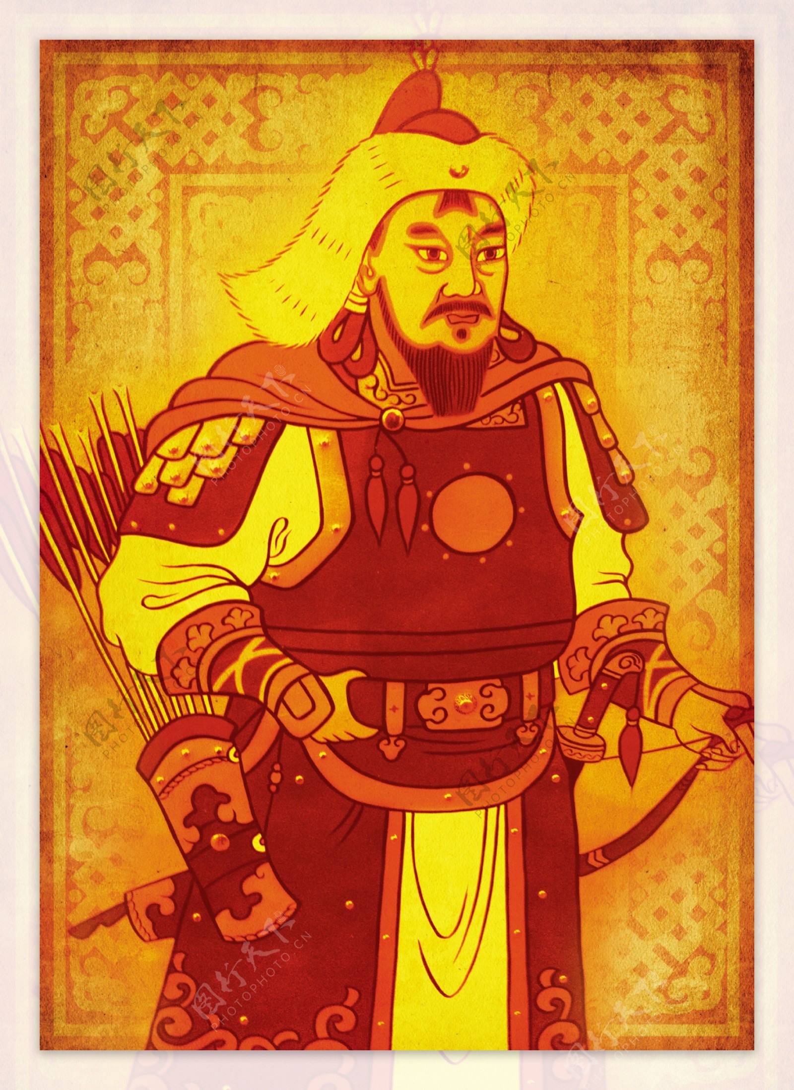 蒙古人物图片