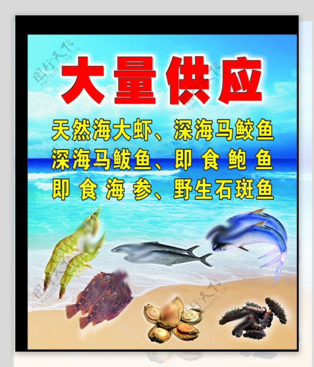 海产海报图片