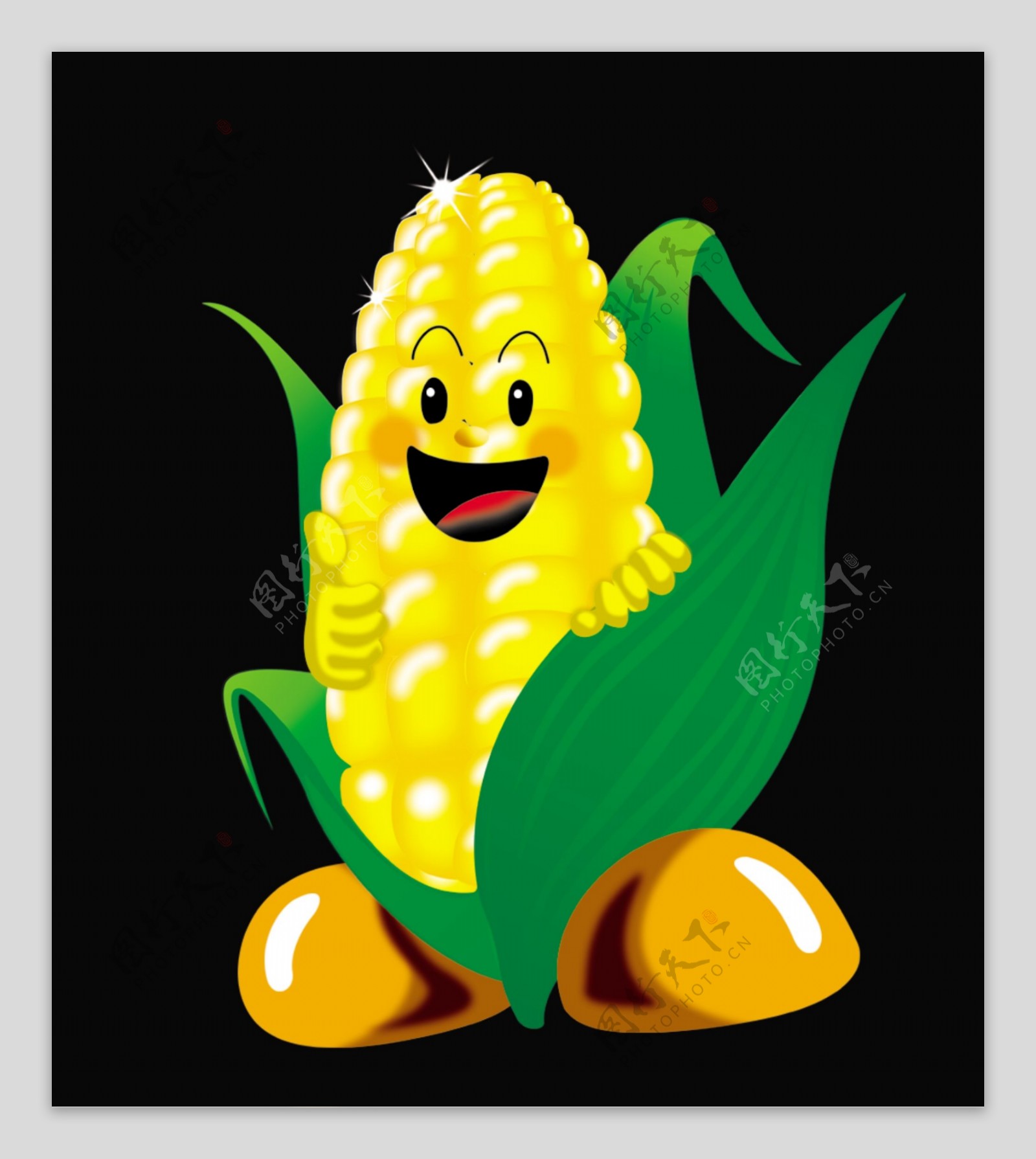 玉米小人图片