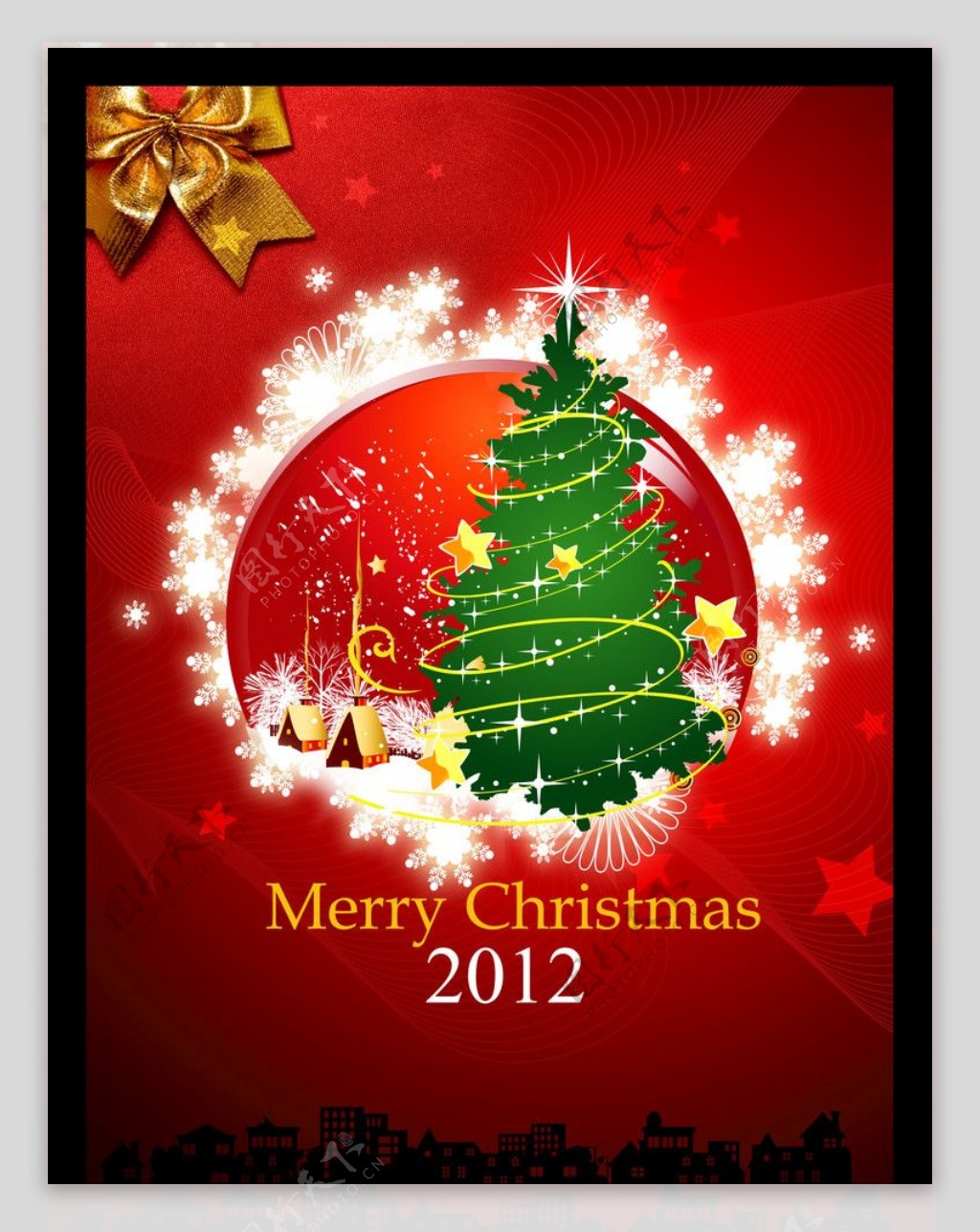 2012圣诞节海报图片