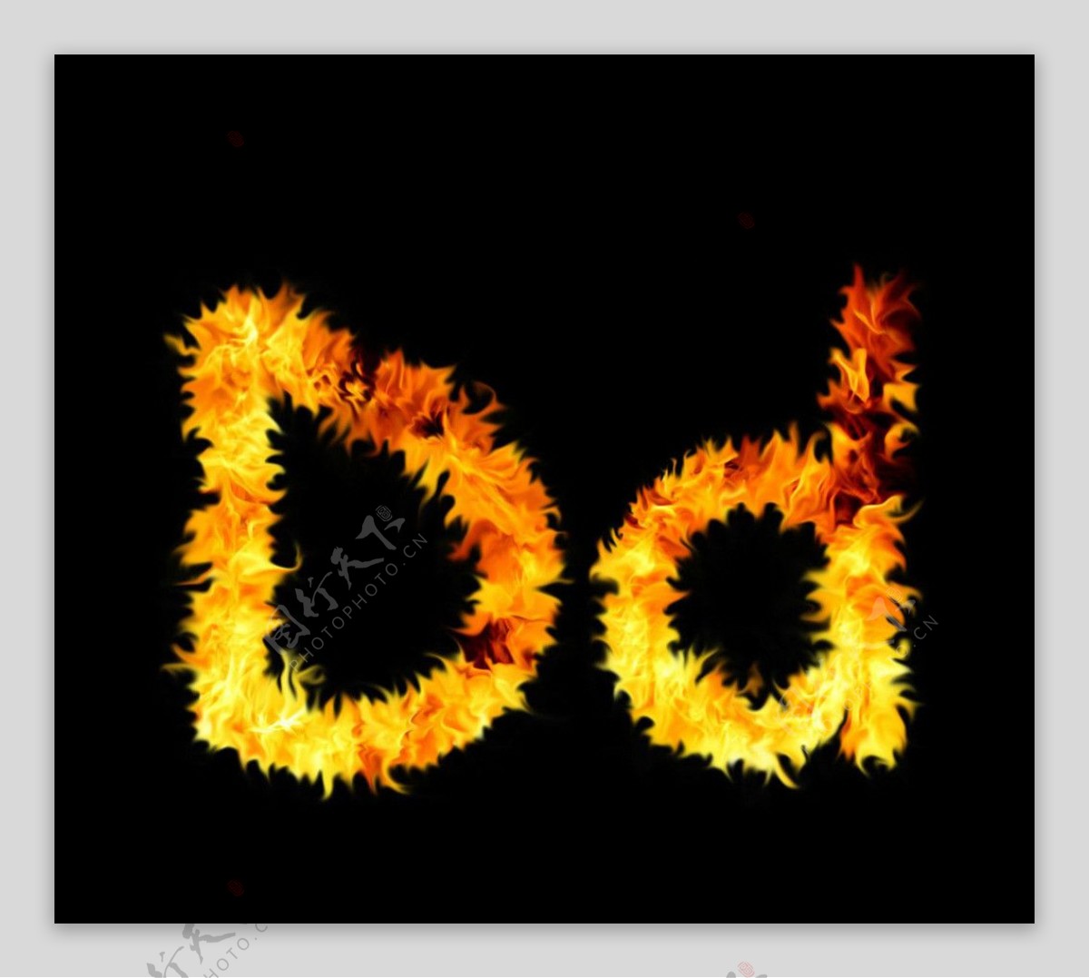 火焰字体图片