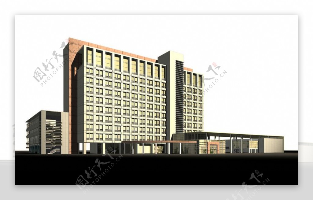 长沙市财政局机关大院及办公楼设计方案0021
