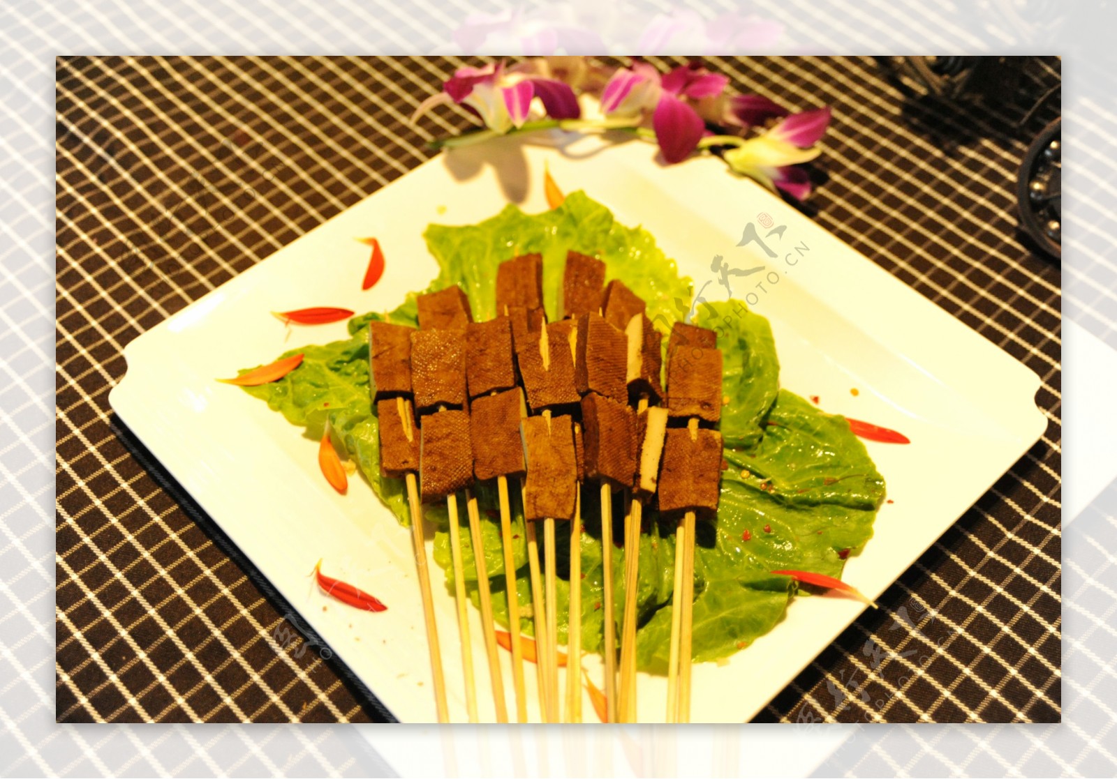 豆腐干串串餐厅拍摄