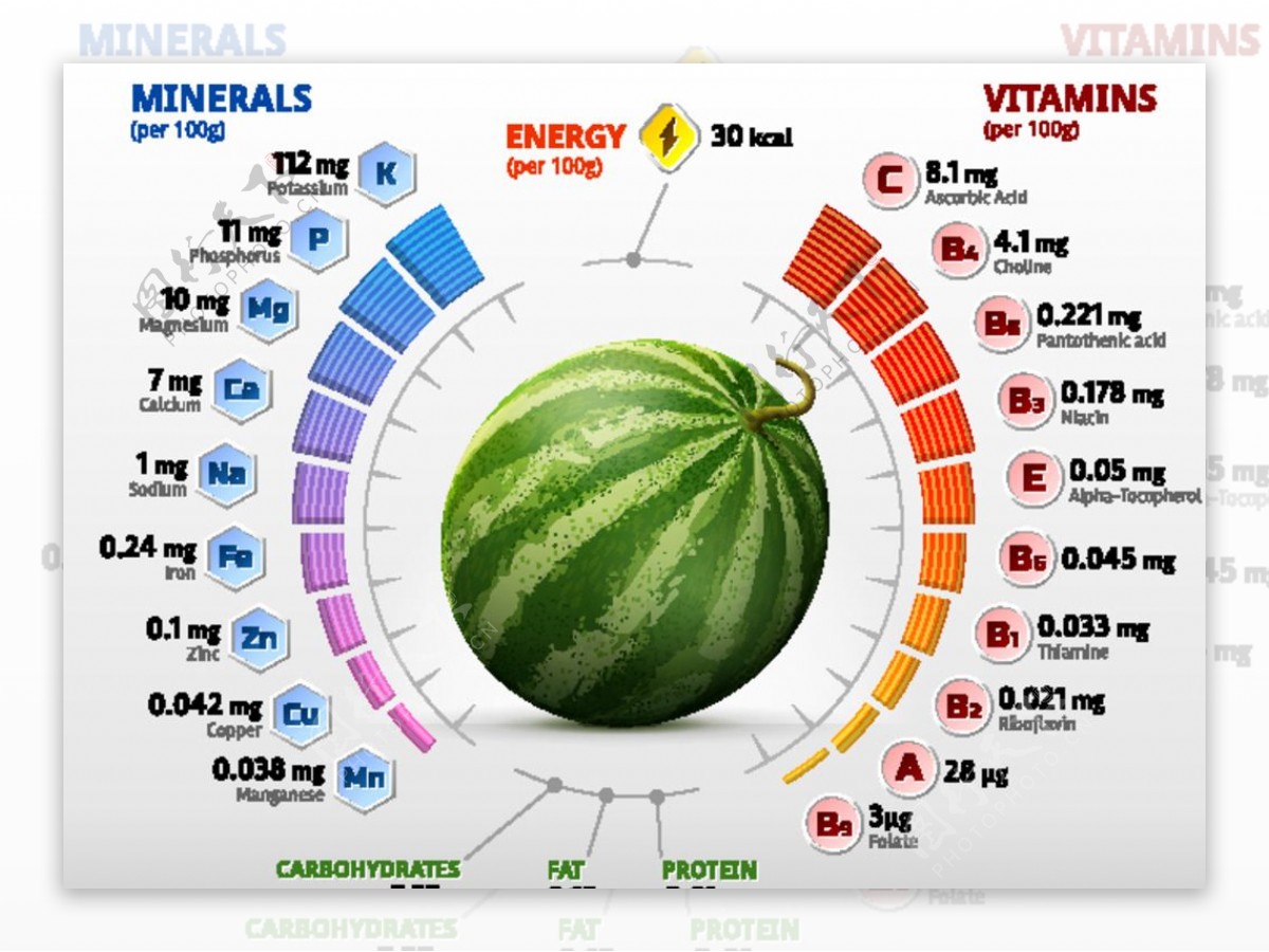 水果图表信息