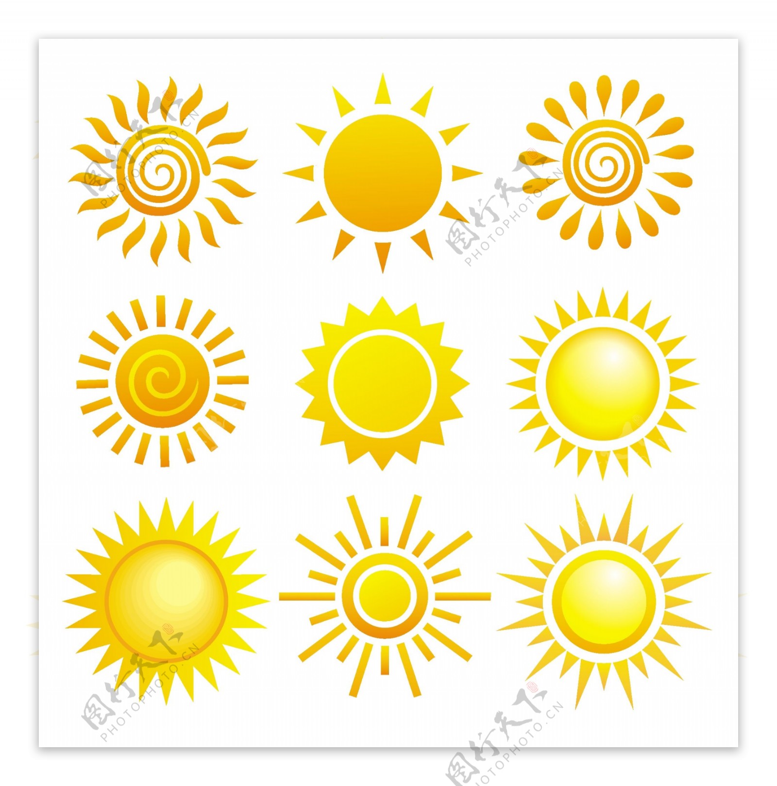 太阳logo设计图__广告设计_广告设计_设计图库_昵图网nipic.com