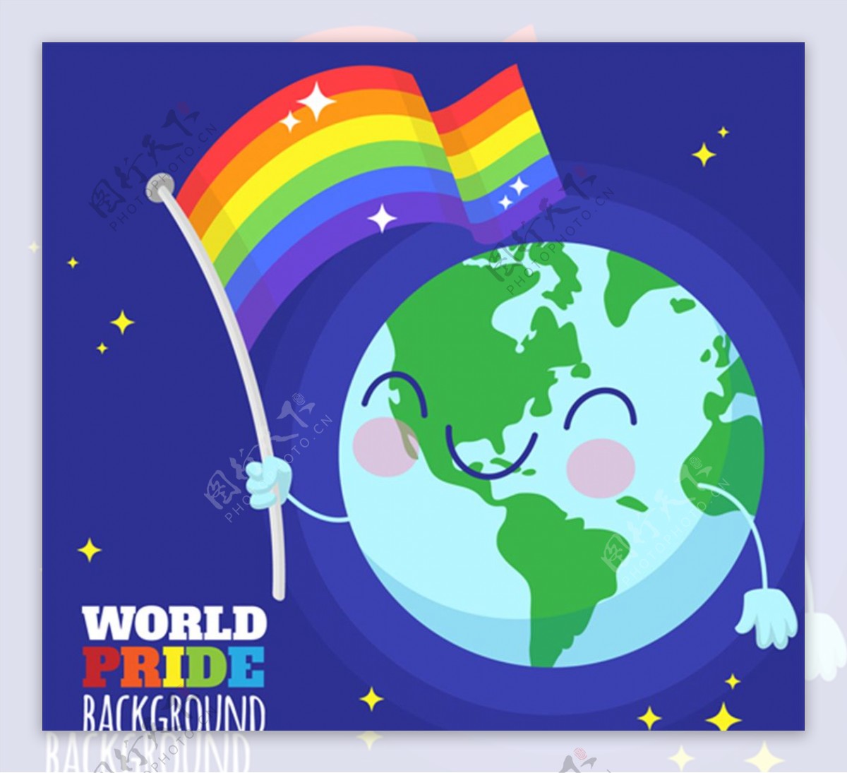 快乐的世界同性恋日海报