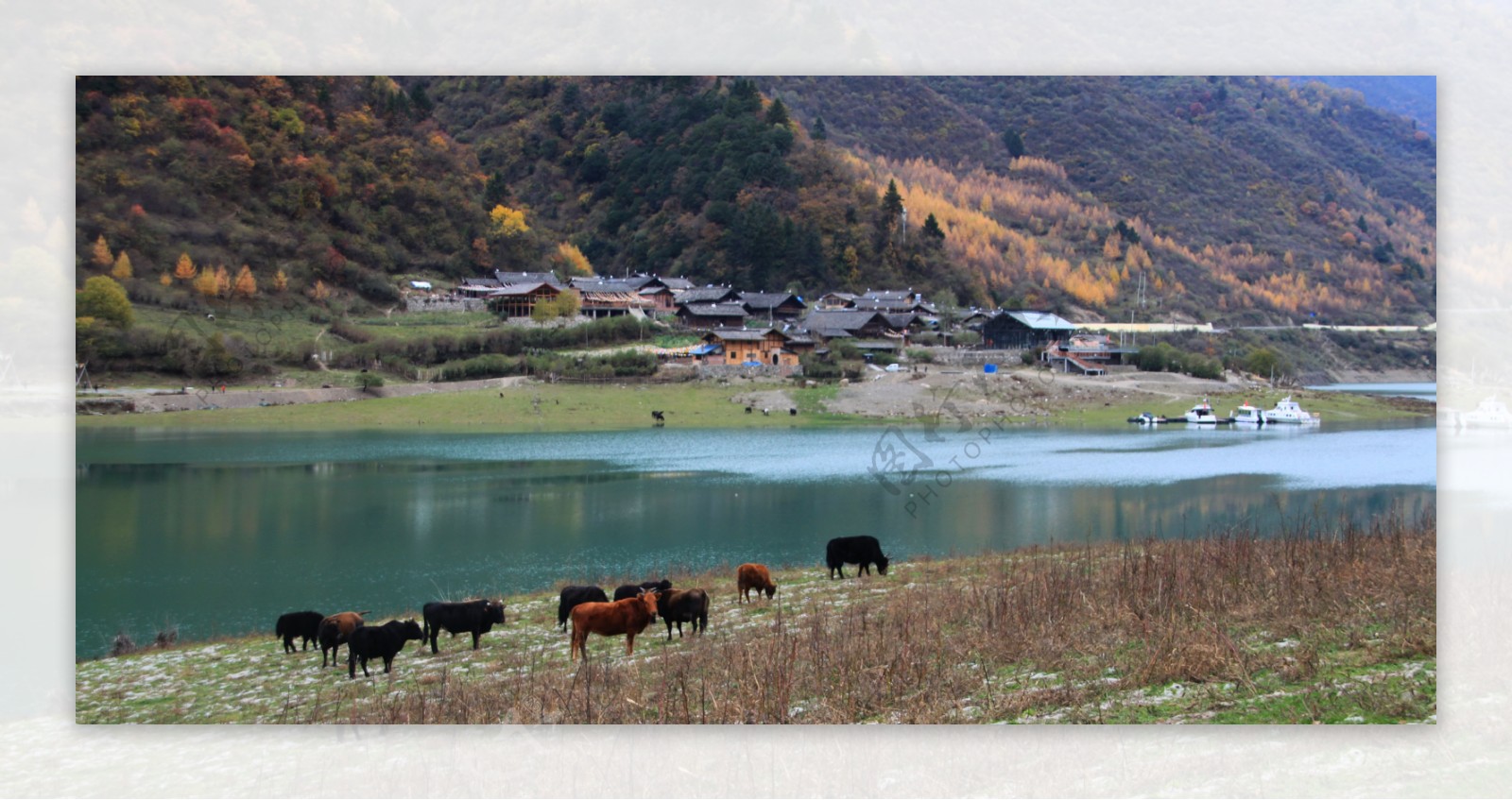 湖光山色