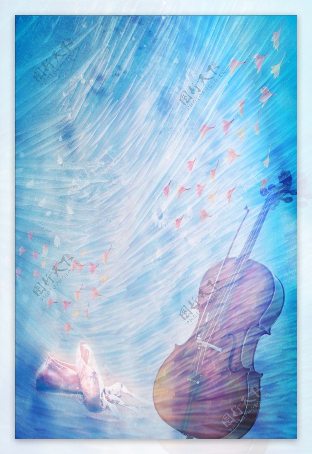 蓝色提琴