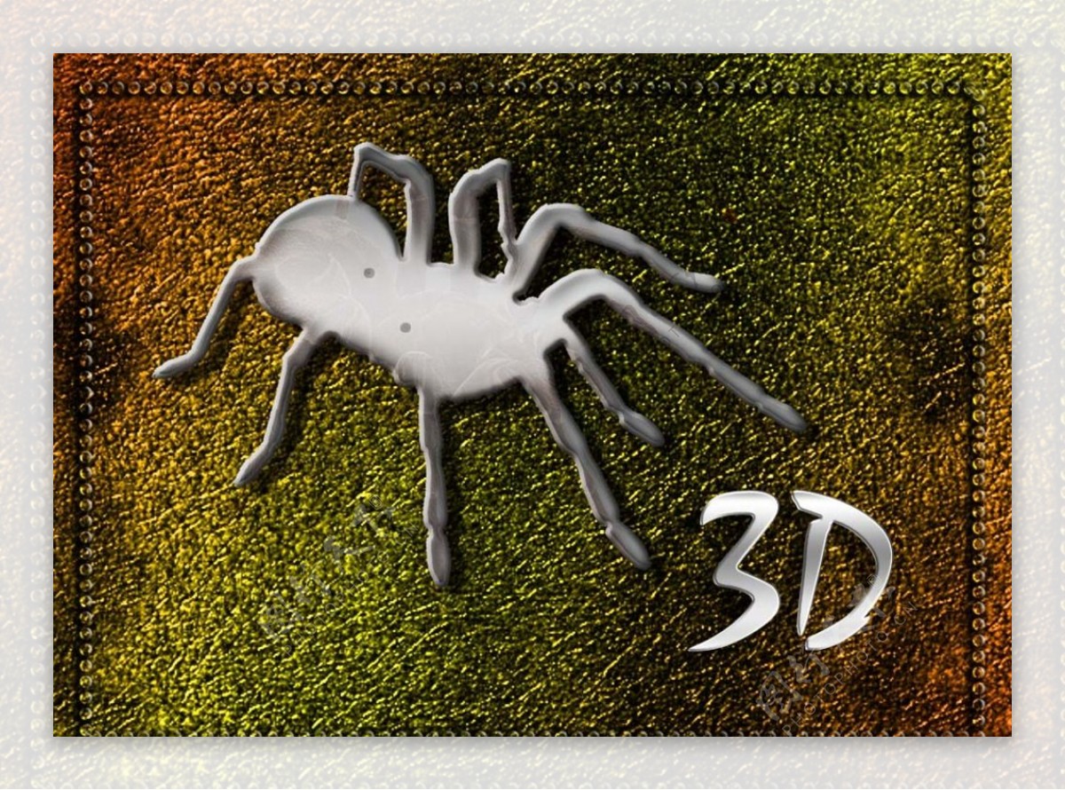 皮标3D蜘蛛