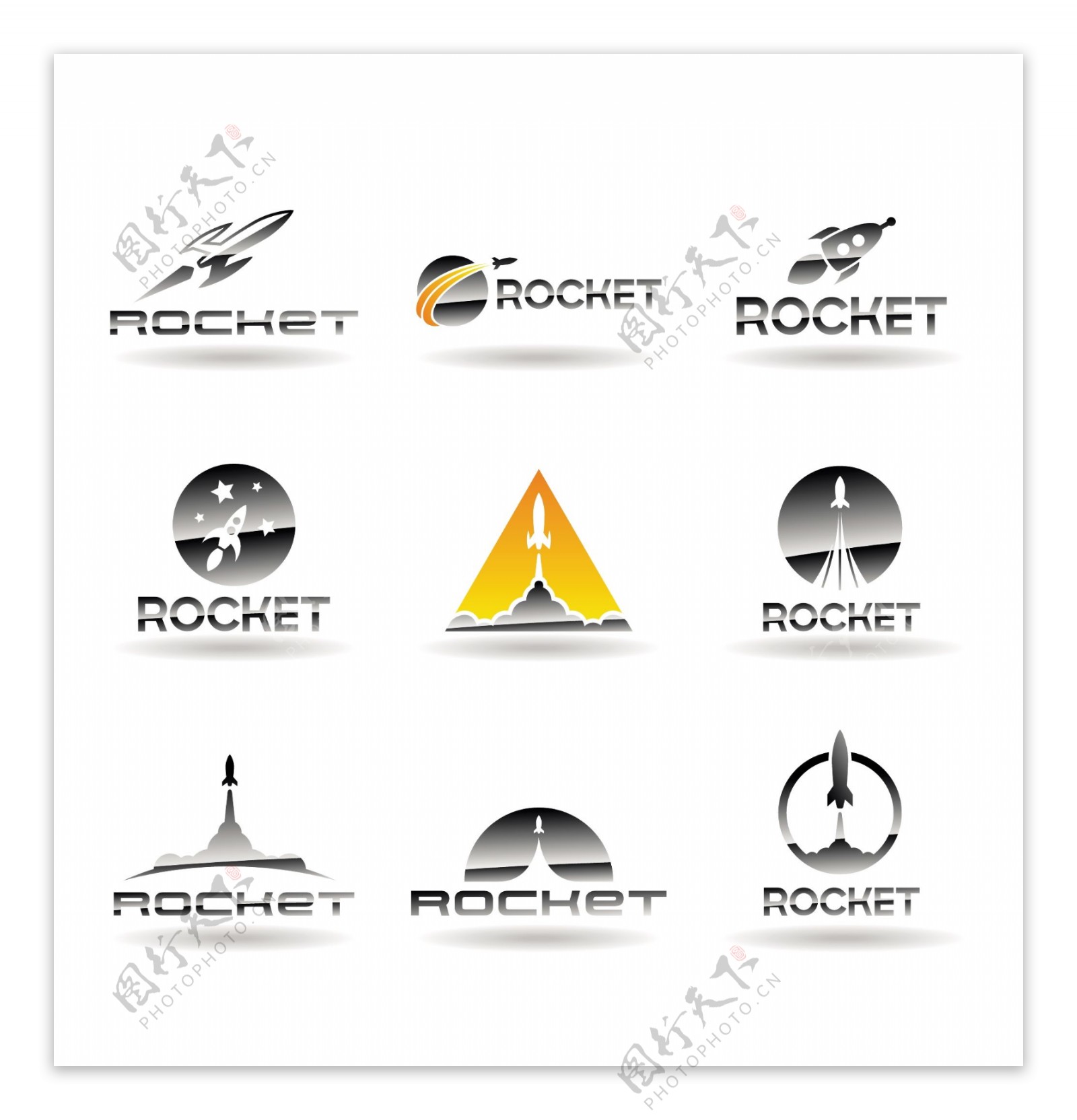 火箭logo图标
