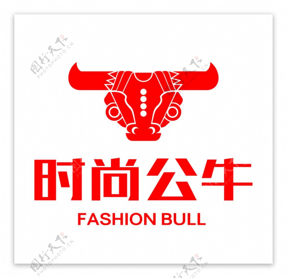 时尚公牛logo