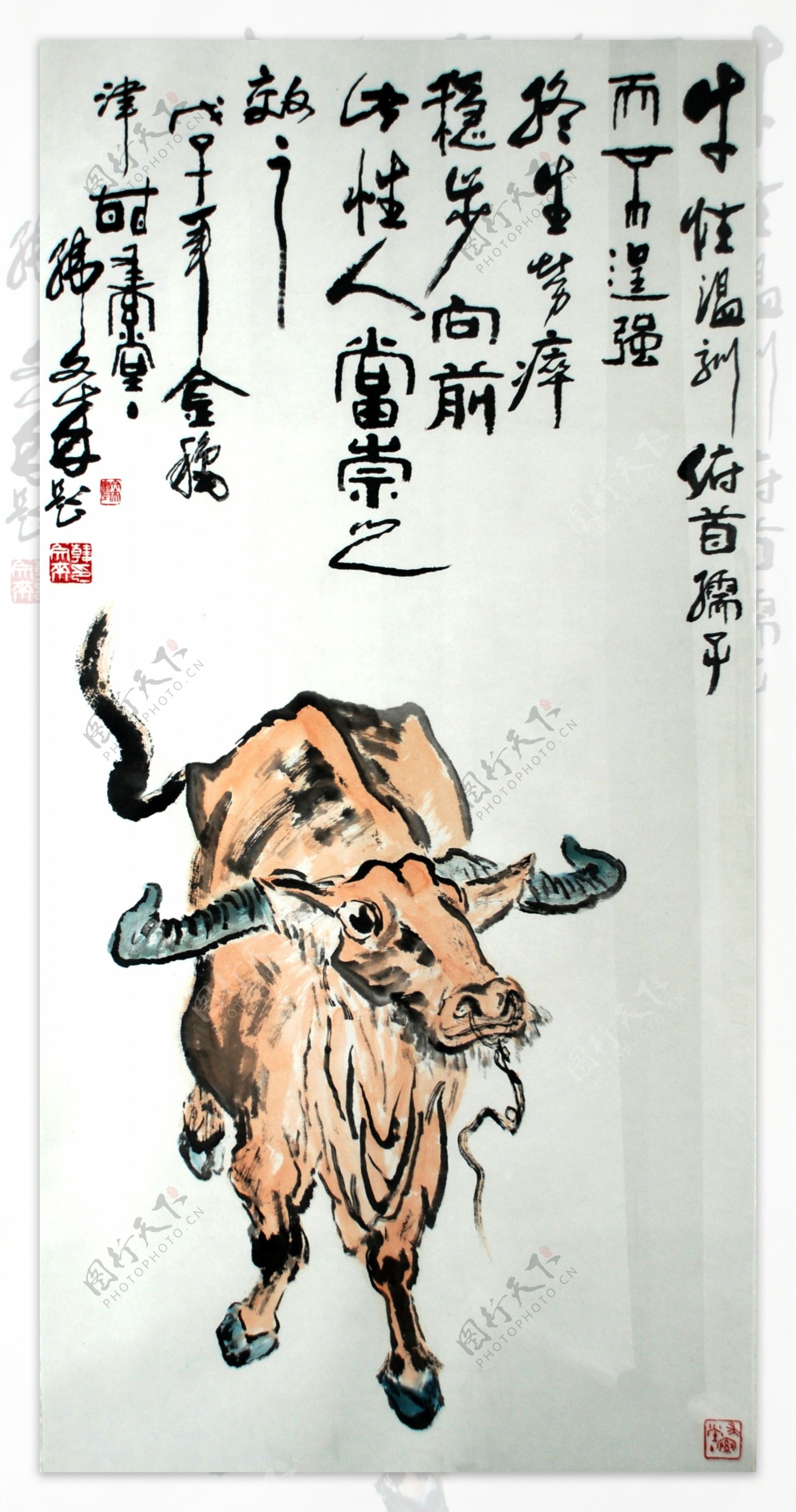 中国画牛
