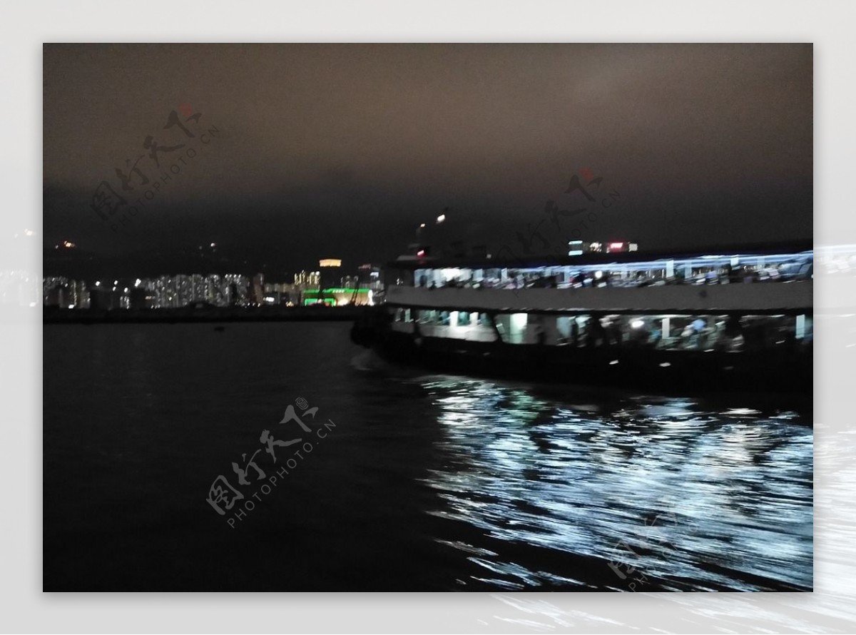 香港游艇夜景