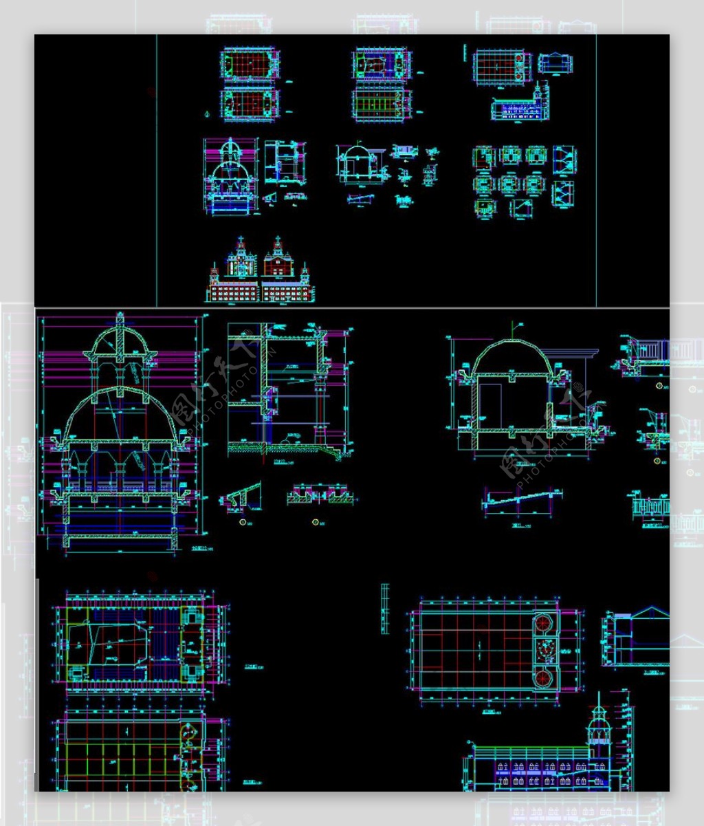 某三层教堂建施