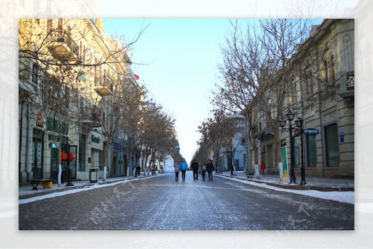 冬天街道