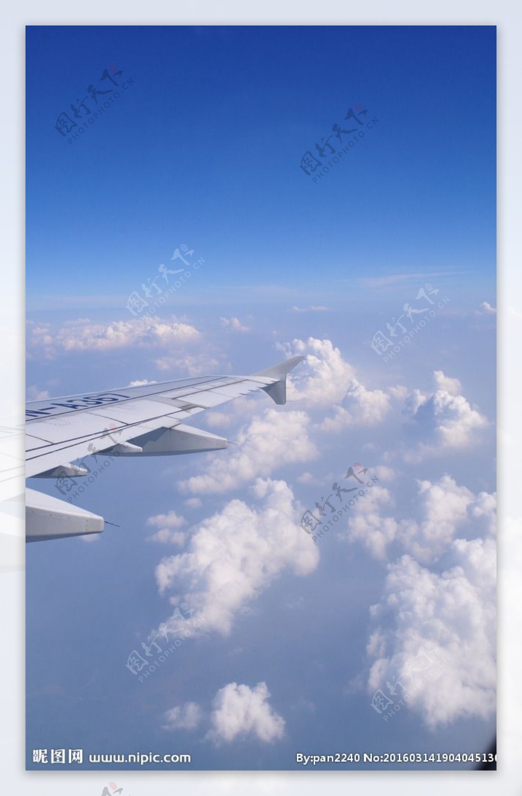 飞机上风景